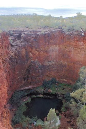 der Circular Pool von oben